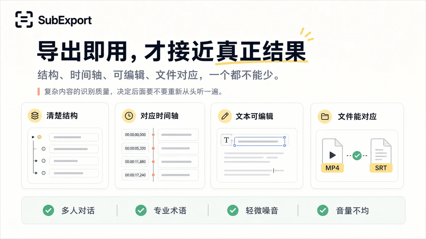 可编辑字幕结构时间轴和文件对应
